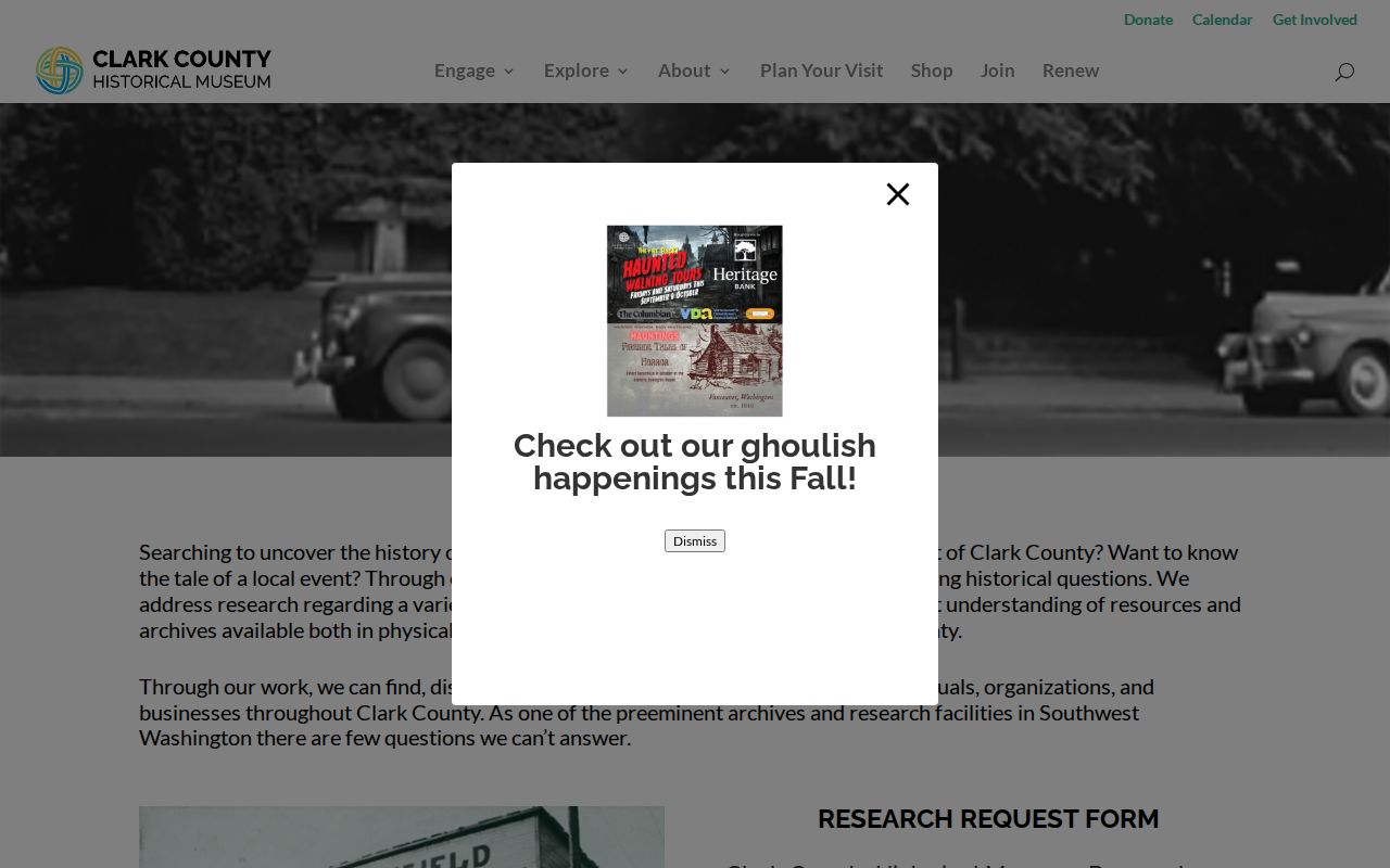 Battle Ground previous residents research at Clark County Historical Museum